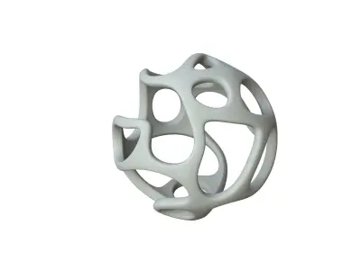 SciFi Cube Object No 28759 Low Poly Shape Texture
