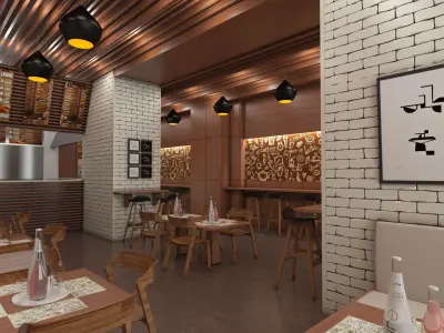 Fast food 02 3D model