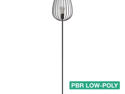Floor Lamp - Mirach -  Low-poly 3D model