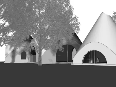 JIKKA HOUSE Issei Suma Rhino 3D Model 3D model