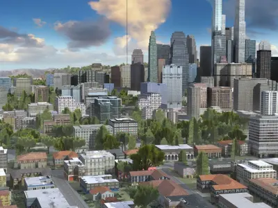 Massive City 04 3D model