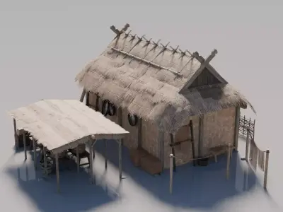 Nordic house 10 3D model