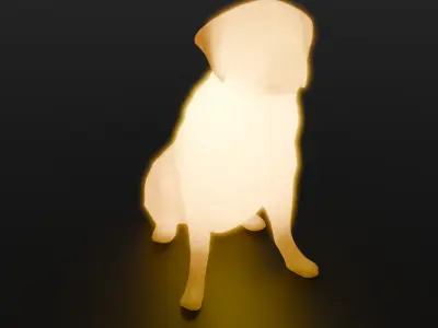 Golden Retriever Indirect Lighting 3D model