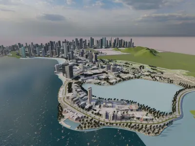  city- urban 3D model