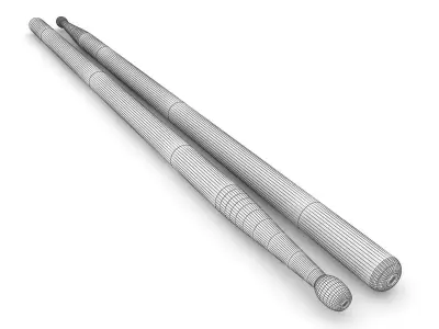 Drum Sticks 3D model