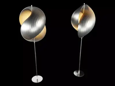 Bonnieux Floor lamp Low-poly 3D model