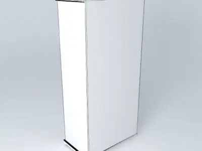 wardrobe cabinet with two doors Free 3D model