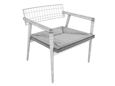 Dormitio Lounge Chair 3D model