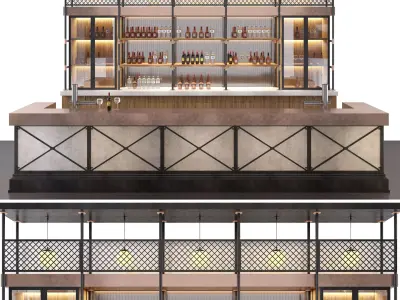 Loft  bar 3D model order