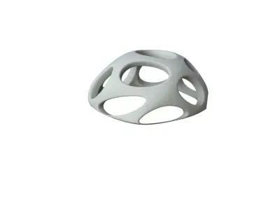 SciFi Cube Object No 55118 Low Poly Shape Low-poly 3D model