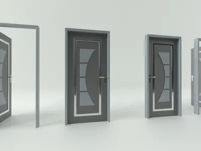 Door sets 13 3D model