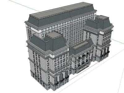 vacation spot-Resort-Fashion Leisure Hotel-0196 3D model