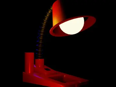 Lamp fbx can be used in many softwares Free 3D model