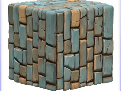  Stylized Stone Floor Seamless Texture Texture