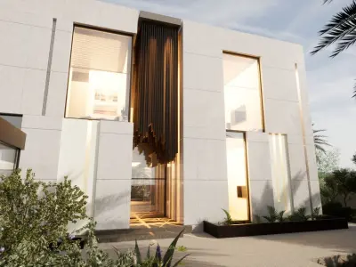 Revit Modern Villa Design 3D model