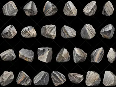 114 Transparent Mountain Stone Rocks Game Assets Texture