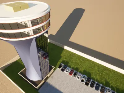 Tower Restaurant 3D model