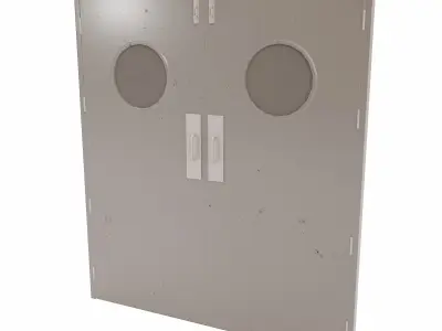 Kitchen Rear door  Low-poly 3D model