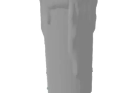 MEMORIAL LED ELECTRONIC LIGHT  CANDLE CHRISTIAN 3D print model