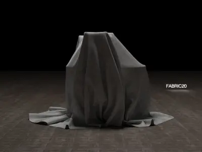 Fabric Cover 20 Low-poly 3D model