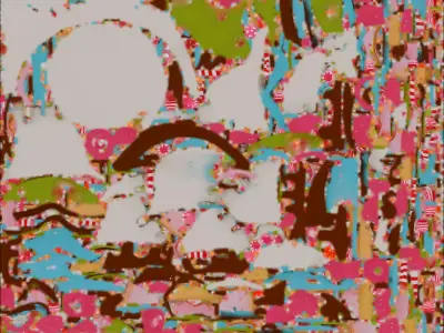 Candy Land Fantasy Island 3D Model Low-poly 3D model