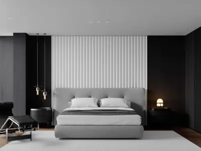 Bedroom Design 3d model  Free 3D model