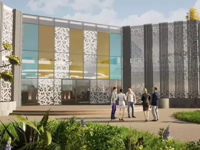 Revit Primary School and Kindergarten 3D model