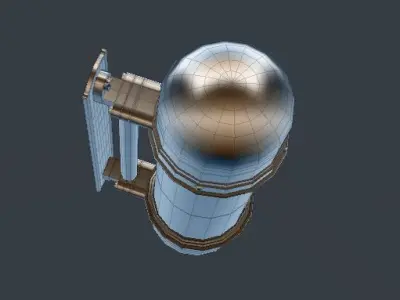 Barber pole 3D model