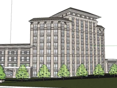 vacation spot-Resort-Fashion Leisure Hotel-0108 3D model