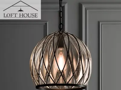 Hanging lamp LOFT HOUSE P-163 3D model