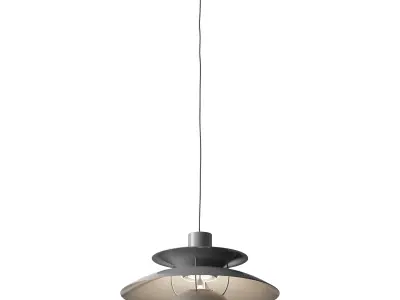 PH 5 pendant lamp monochrome 3D model