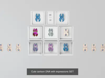 toon sci-fi 3D Model Pack