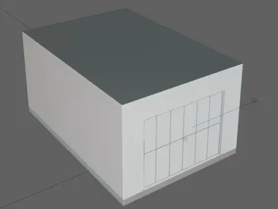 Interior Startup Livingroom Sceen Subdivision Ready for Film Low-poly 3D model