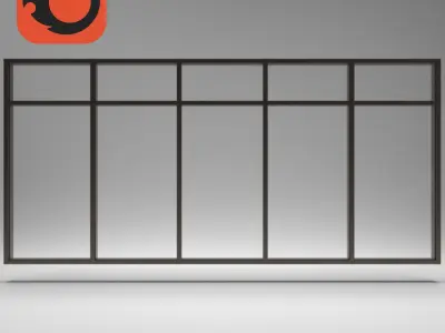  aluminum stained glass 3D model