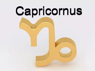 Astrological Sign capricornus 3D model