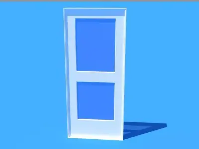 door the Low-poly 3D model