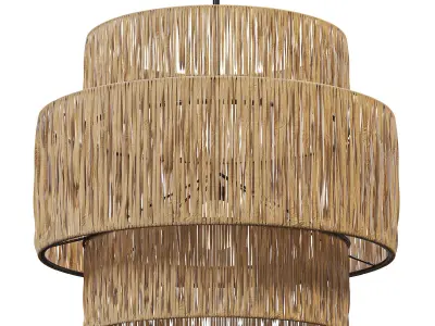  Chandelier HISKIAS Low-poly 3D model