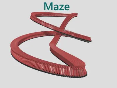 thousand Torii Road set 3D model