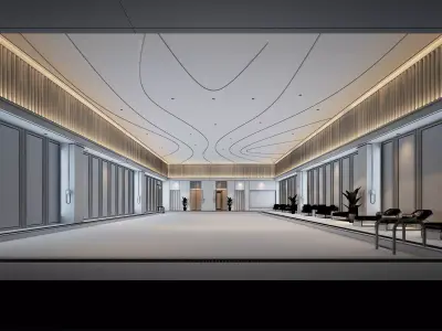 swimming pool Low-poly 3D model