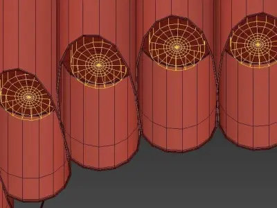 GALLIANO ROUND SUSPENSION LIGHT by DELIGHTFULL Black 3D model