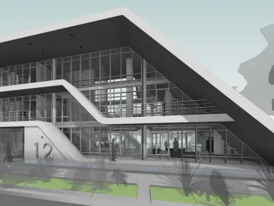 Matrioshka house - Autodesk Revit 3D model