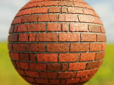 Procedural Brick Wall Material - Blender Cycles Ready Texture