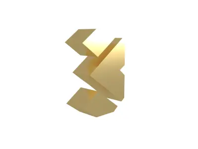 Sci-Fi Number 3 v1 009 Low-poly 3D model