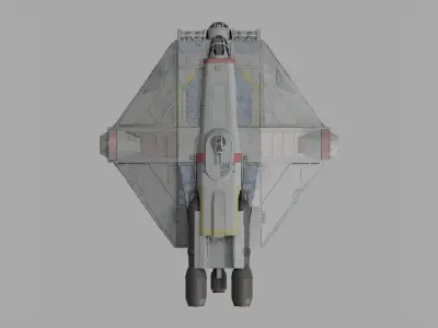 VCX-100 Ghost - Star Wars Ahsoka 3D model
