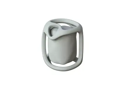 SciFi Shape Object Low Poly 44433 Low-poly 3D model