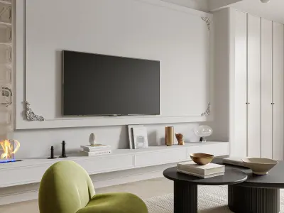 apartment interior scenes     3D model 23