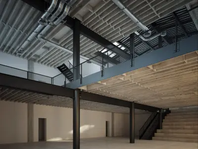  3 FLOORS - Industrial Loft Office 
