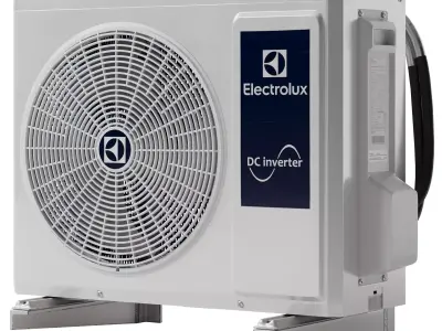 Electrolux air conditioner outdoor unit Low-poly 3D model
