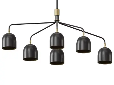 Howard Chandelier 6 Arm 3D model