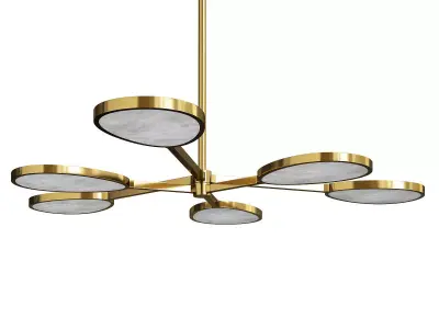 Corbett Patras Chandelier Low-poly 3D model